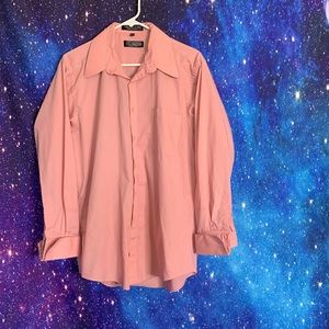 Giorgio Ferraro- Pink Button Down Long Sleeve 15.5